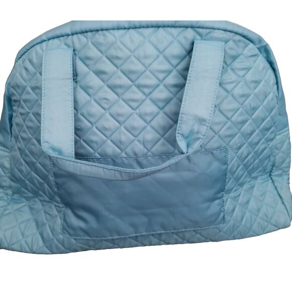Protocol Turquoise Quilted Tote 20in x 13.5in x 8in New - Picture 3 of 5